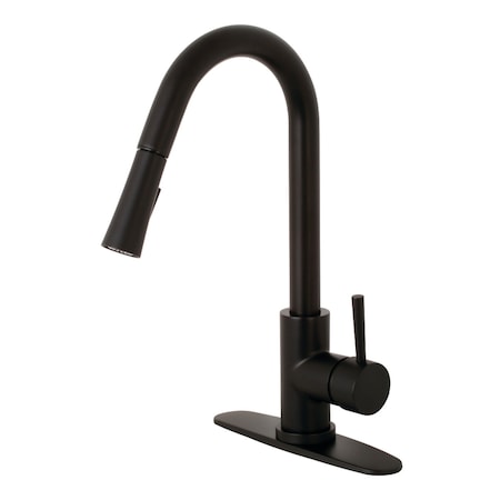 LS8620DL Concord Single-Handle Pull-Down Kitchen Faucet, Matte Black